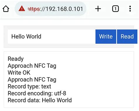 javascript nfc reader example|how to read nfc tags.